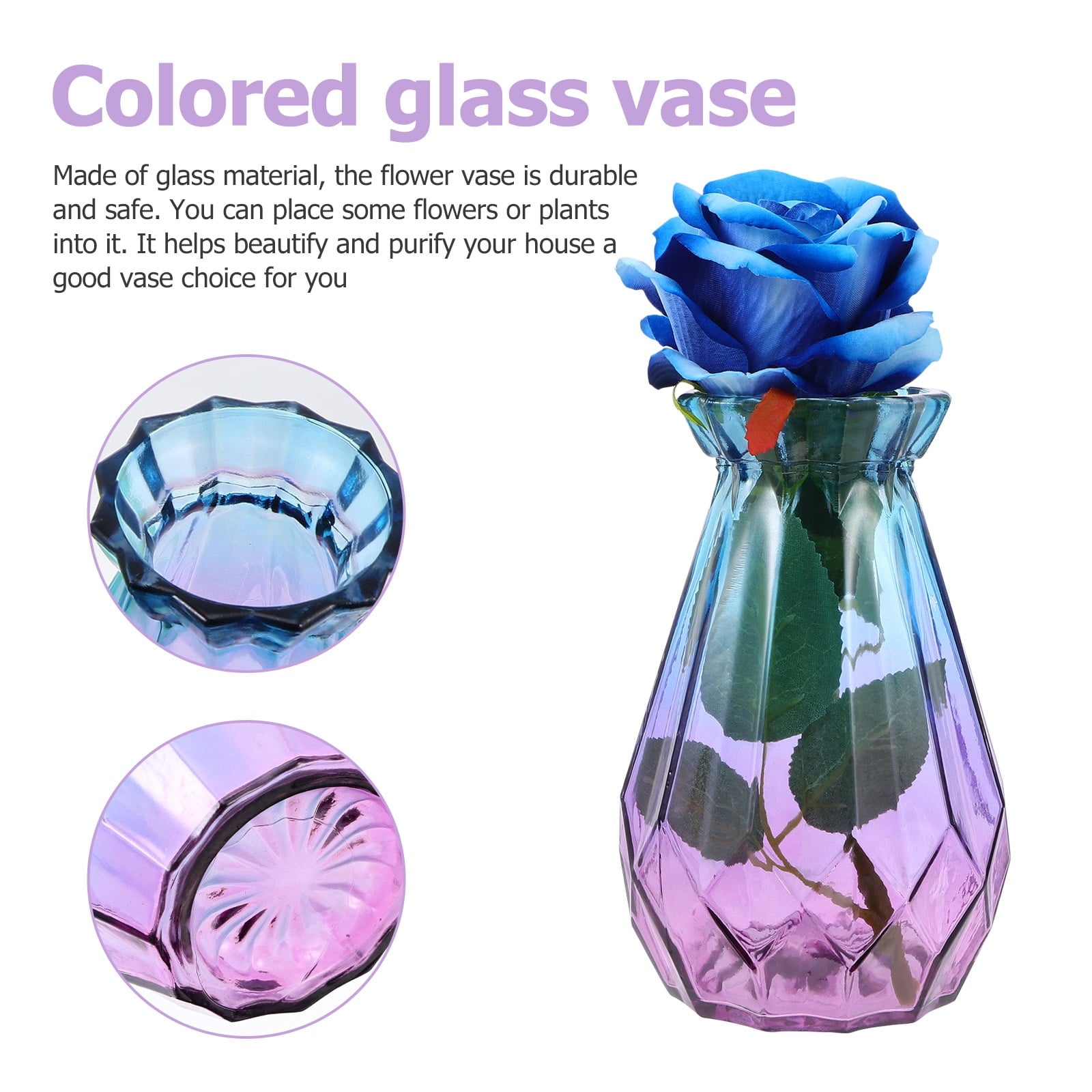 2pcs Assorted Vase for Flowers and Plants Creative Design for Home Decor and Storage