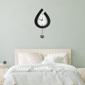 Analog+ Numbers Indoor Modern Decorative Wall Clock Black&amp;White Wall Clock for Living Room Office