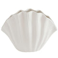 Nordic Style Shell Shaped Ceramic Vase Home Decor Tabletop Artificial Flower Plant Holder Tableware Flower Arrangement A