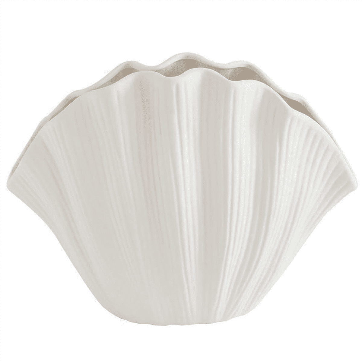 Nordic Style Shell Shaped Ceramic Vase Home Decor Tabletop Artificial Flower Plant Holder Tableware Flower Arrangement A