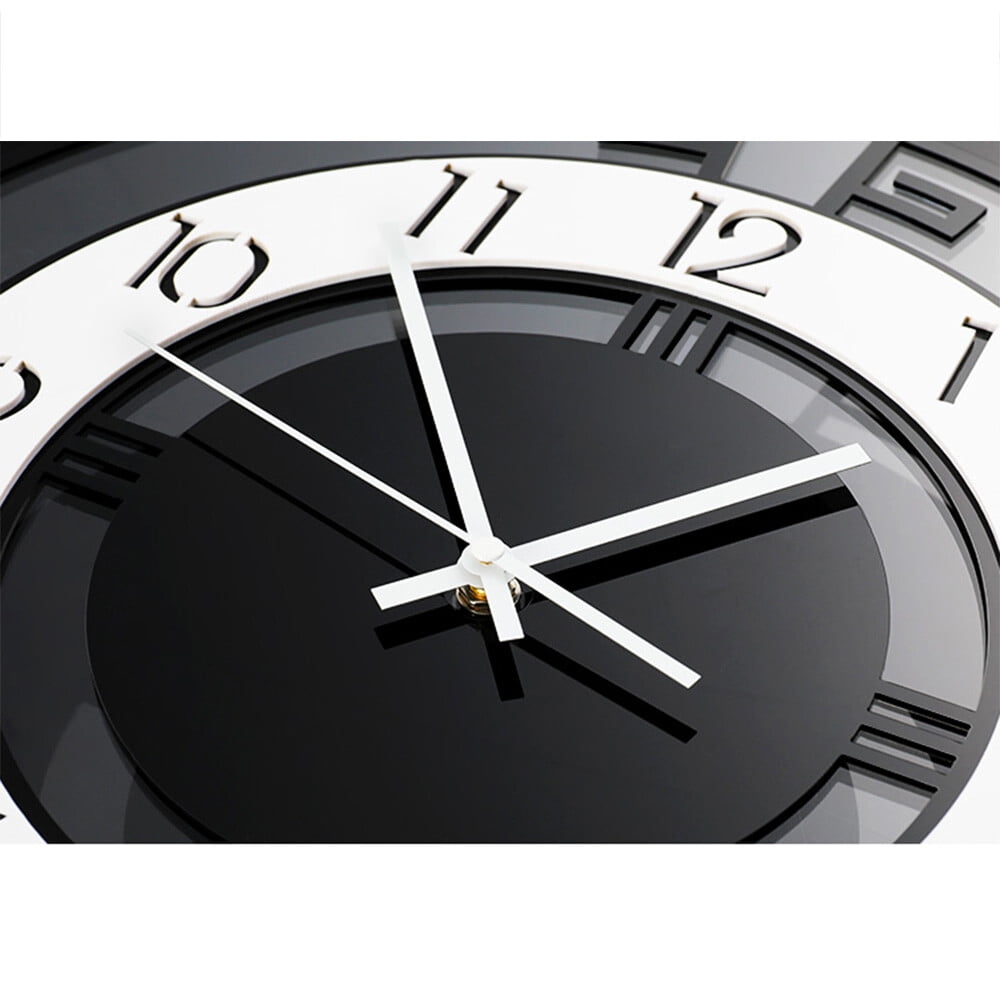 Wall Clock for Living Room Decor, Decorative Modern Wall Clocks with Pendulum