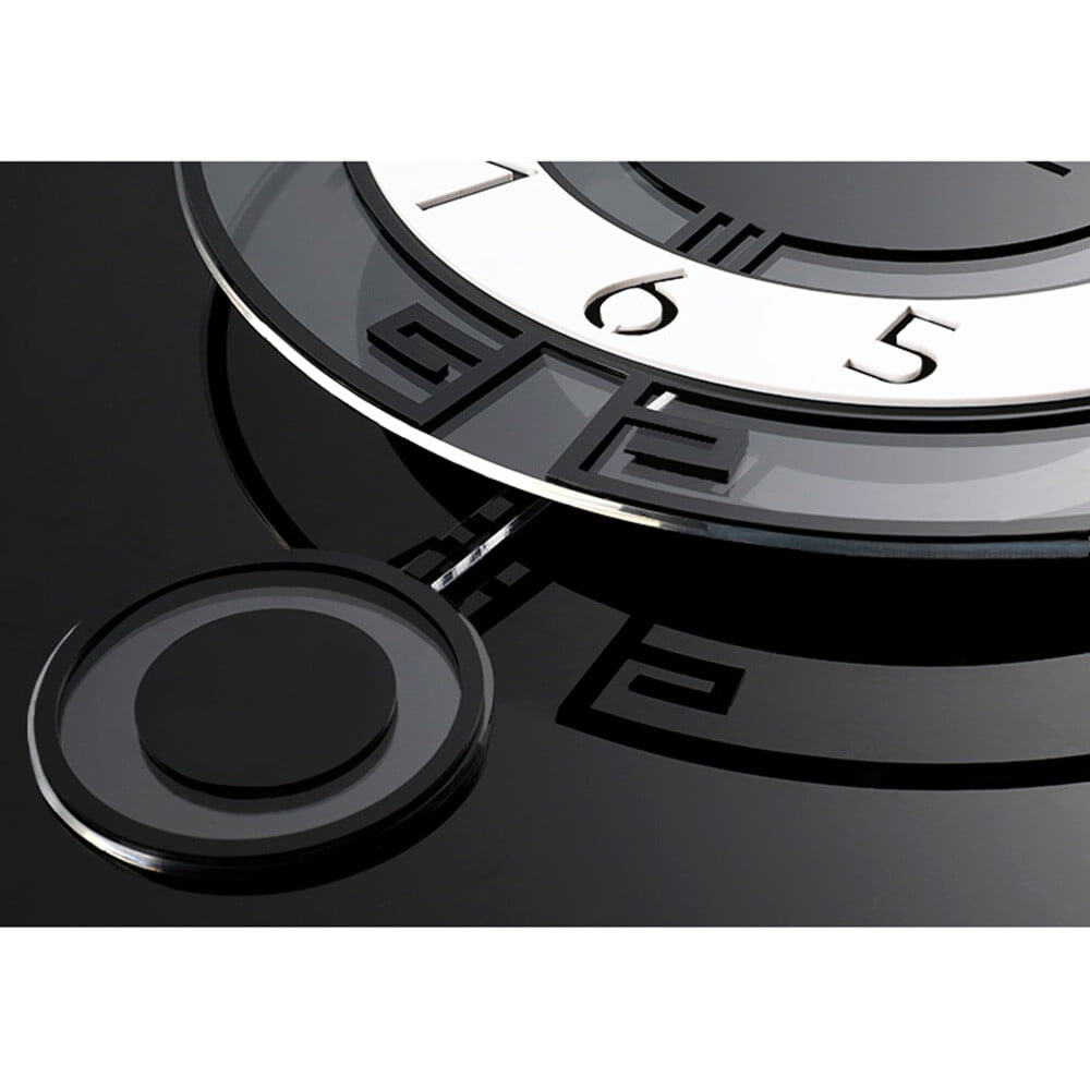 Wall Clock for Living Room Decor, Decorative Modern Wall Clocks with Pendulum