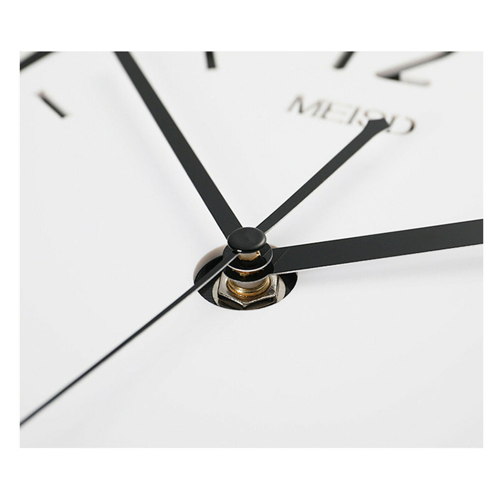 Modern Wall Clock Silent Quartz Movement 9.8*23 in Round for Use as a Wall Clock and Wall Decoration in Bedrooms, Dining Rooms, Living Rooms