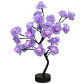 HEMOTON LED Rose Lamp LED Tree Lamp 1 Set Table Lamp LED Decorative Home
