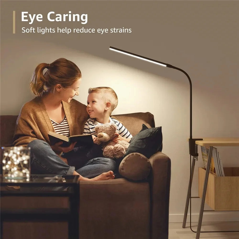 LED eye protection reading light, tri color eye protection desk lamp, study desk, office desk, I-clip dimming desk lamp