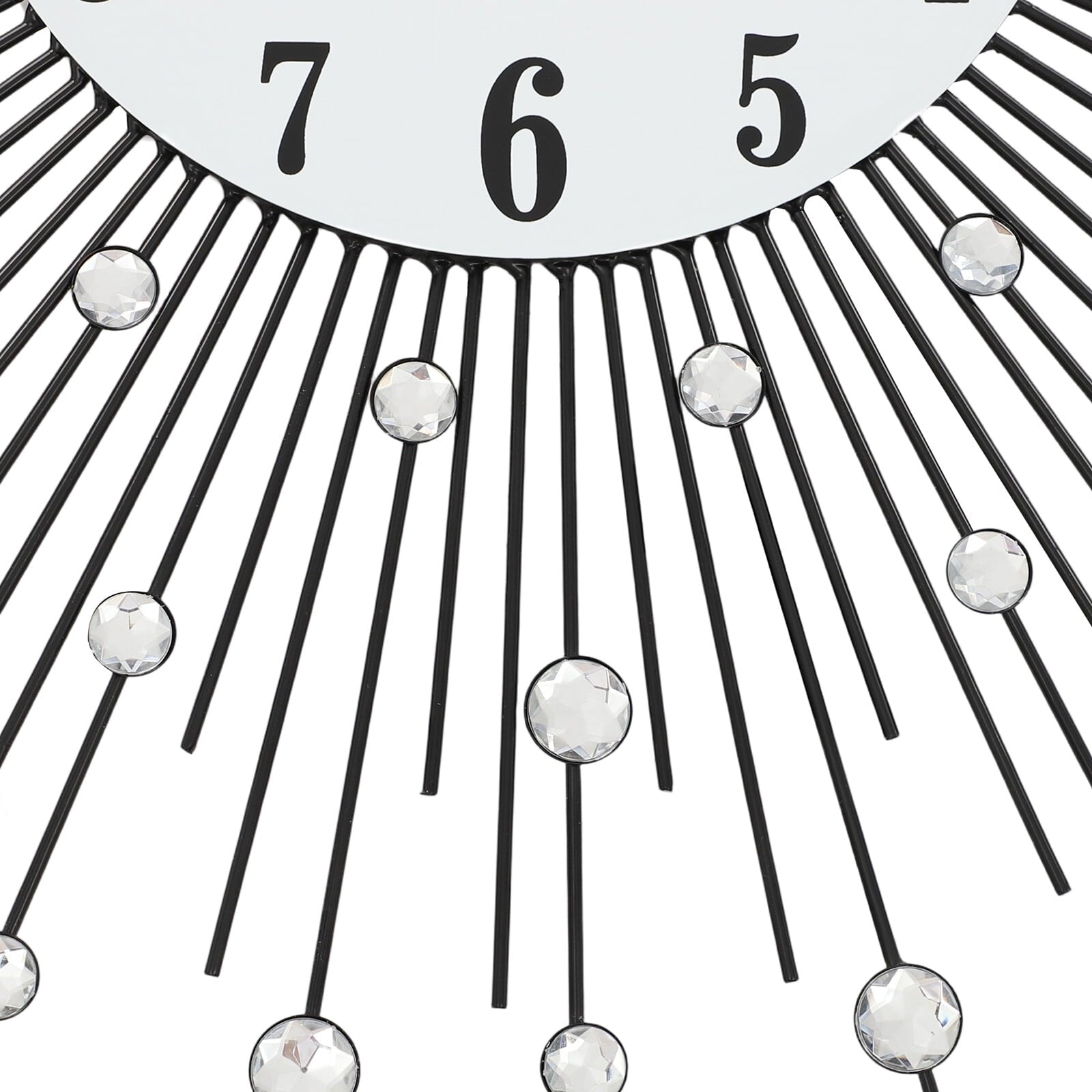 60cm Luxury 3D Peacock Metal Wall Clock – Modern Quartz Large Decorative Clock for Living Room, Office, Bedroom