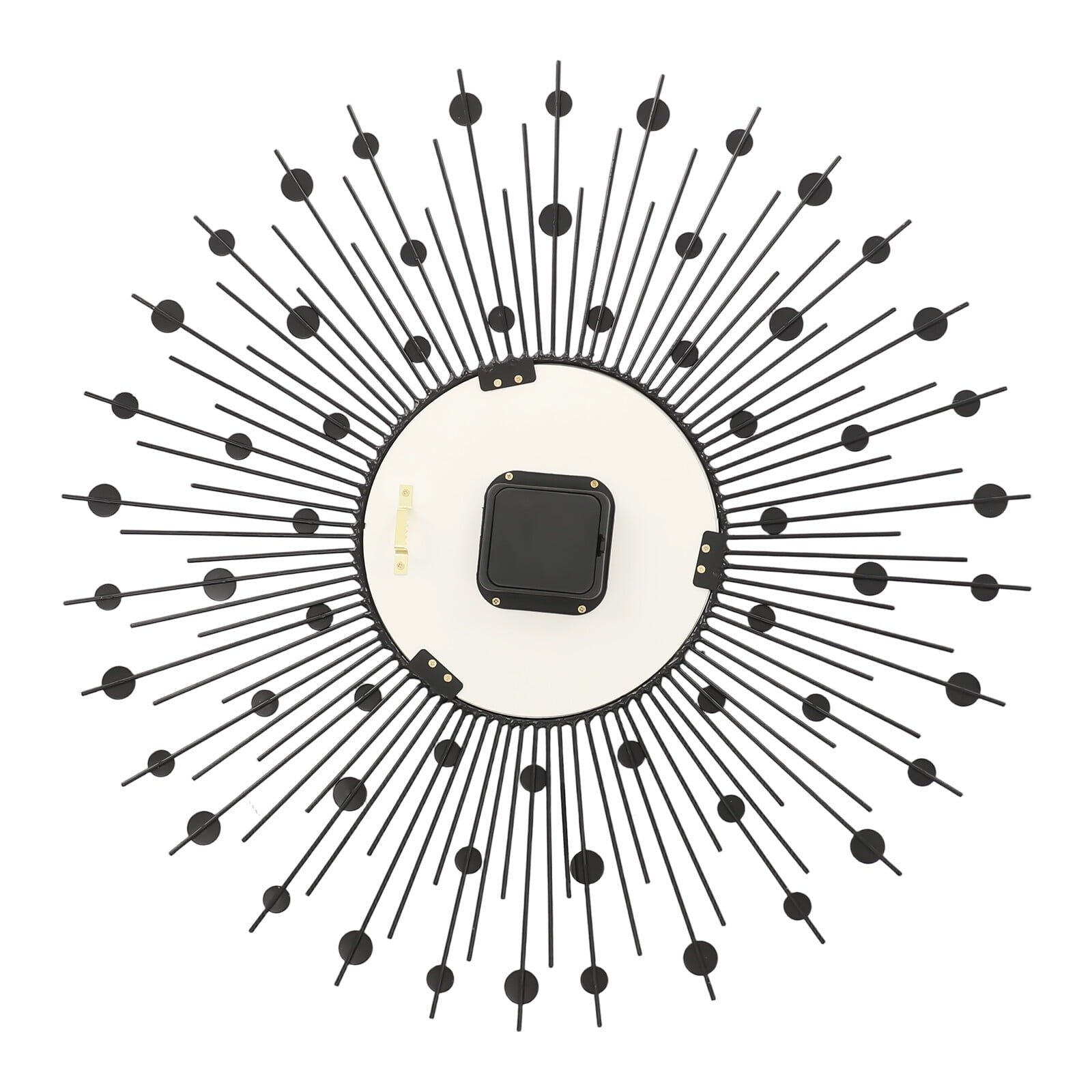 60cm Luxury 3D Peacock Metal Wall Clock – Modern Quartz Large Decorative Clock for Living Room, Office, Bedroom