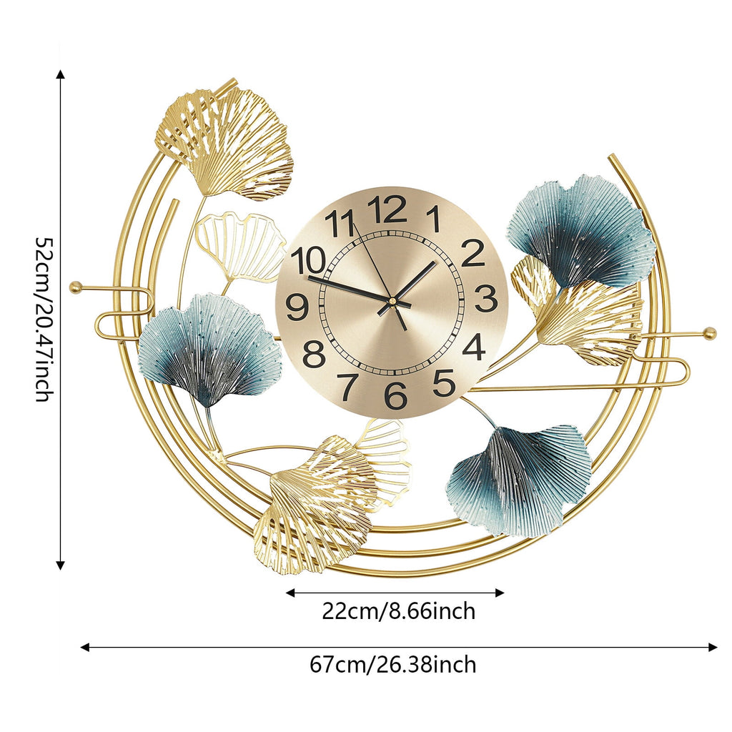 Large Wall Clock for Living Room Decor Decorative Wall Clock Gift 67*52cm