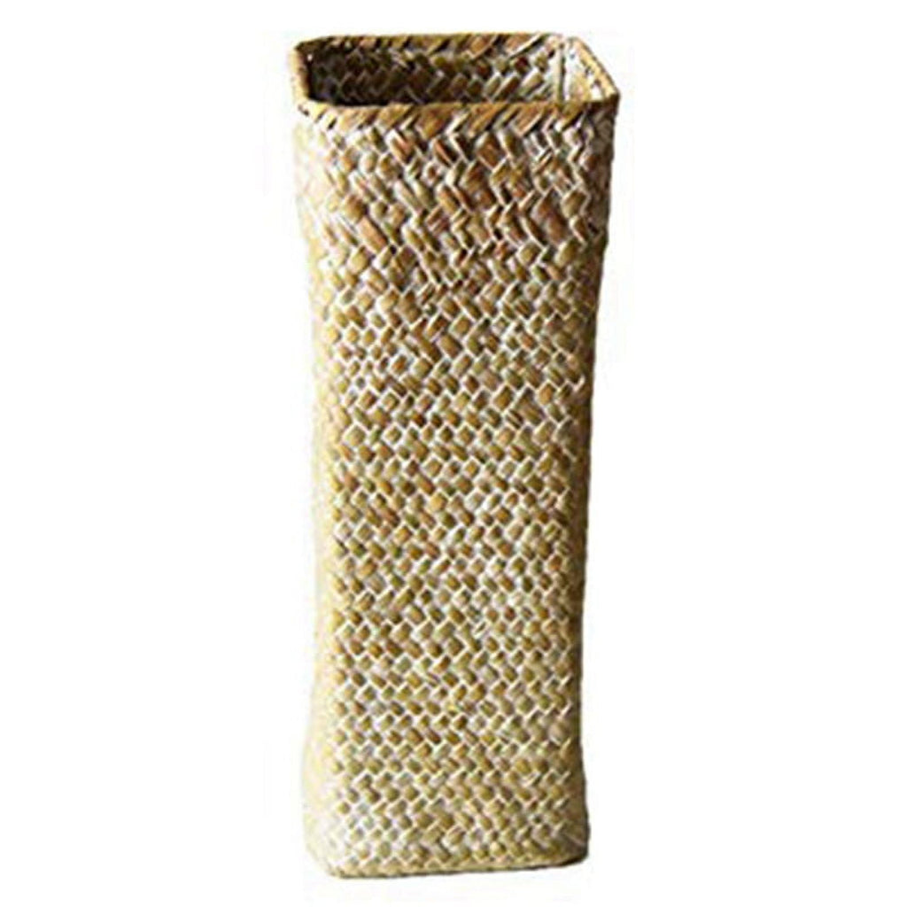 Rattan Flower Vase Bamboo Baskets Decoration Vases Flower Fruit Basket Flower Vase Tall Vases Decor White