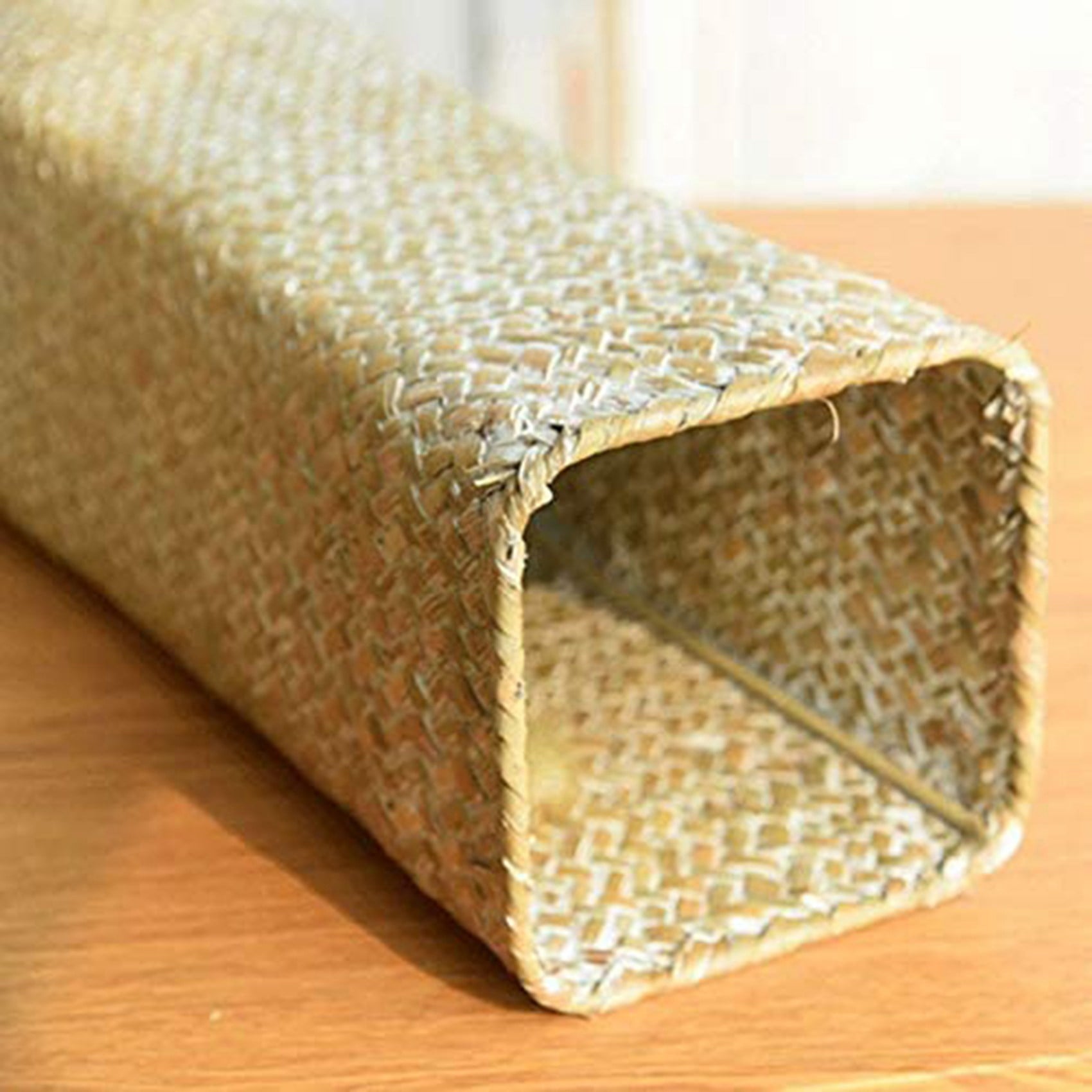 Rattan Flower Vase Bamboo Baskets Decoration Vases Flower Fruit Basket Flower Vase Tall Vases Decor White